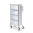 Pharmacy Cart 24.5"W x 15"D x 48"H 4 Cabinet Doors - Combi Cam Locks