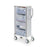 Pharmacy Cart 24.5"W x 15"D x 48"H 4 Cabinet Doors - Combi Cam Locks