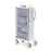 Pharmacy Cart 24.5"W x 15"D x 48"H 4 Cabinet Doors - Key Locks