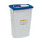 Pharmacy Waste Container with Gasketed Hinged Lid 2gal - 10.5"W x 7.25"D x 10"H