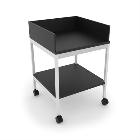 Mobile Lab Cart with Shelf Side & Back Panels 24"W x 24"D x 34"H