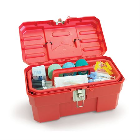 Phlebotomist's Toolbox 14"W x 8.125"D x 8.125"H - With Tray and Locking Capability