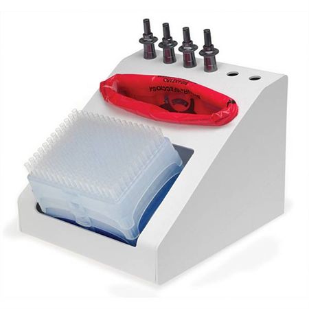 Pipette Caddy Pipette Workstation with Disposal Zone - 9.25"W x 10.5"D x 8"H