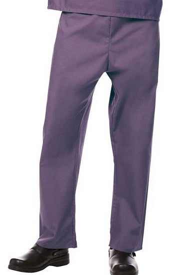 Unisex Fashion Poplin Fashion Scrub Pants Plum