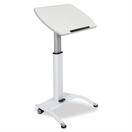 Pneumatic Height Adjustable Lectern Pneumatic Height Adjustable Lectern - White