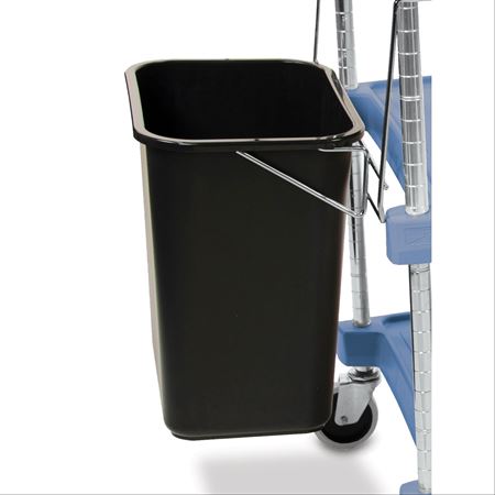 Microban Antibacterial Utility Cart Accessories Utility Bin and Holder for 16"x27" Carts