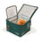 Transport Tote Green Intermediate - 14"W x 8.5"D x 7"H