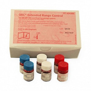 Drucker Diagnostics QBC Extended Range Hematology Control Samples - CONTROLS, EXTENDED RANGE, QBC, HEMATOLOGY - 424305