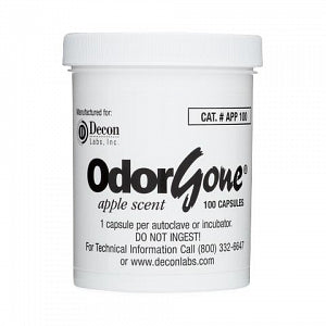 Decon Labs, Inc OdorGone Autoclave Deodorant Capsules - OdorGone Autoclave Deodorant Capsule, Apple Fragrance - APP100