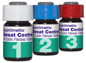 Quantimetrix Sweat Control for Cystic Fibosis Testing - CONTROL, SWEAT, LEVEL 1, 2&3, 9 X 3ML, 1/BX - 1190-01