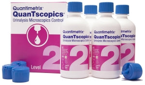 Quantimetrix Quantscopics Urine Microscopics Control - CONTROL, URINALYS, MICROSCOPICS, L2, 4X120ML - 1482-41