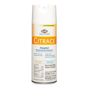 Healthlink Clorox Citrace Hospital Disinfectant and Deodorizer - Citrace Disinfectant Aerosol, 14 oz. - CLO49100