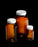 Qorpak ValuLine Amber Wide Packer Bottles with PP F217/PTFE Lined Cap - Wide Mouth Packer Bottle with PTFE-Lined Cap, Amber, 84.5 oz. - 239208