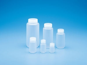 Qorpak Wide Mouth PP Lab Style Bottles - BTL, PP WM LAB STYLE, LINERLESS CP, NAT, 4OZ - 249447