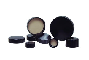 Qorpak F217 & PTFE Lined Phenolic Caps - CAP, PHEN F217 & PTFE LND, BLK, 20-400 NCK - CAP-00145