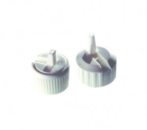 Qorpak Unlined Flip Top Caps - CAP, PP FLIP TOP, UNLINED, WHITE, 24-410 NCK - CAP-06047