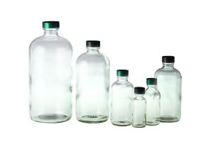 Qorpak Clear Qorpak Boston Round Bottles - BOTTLE, BOSTON RND, 20-400 NECK, CLR, 1OZ - GLA-00805