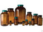 Qorpak Amber Wide Mouth Packer Bottles - Wide-Mouth Round Packer Bottle, Glass, Amber, 60 cc, Neck Finish 33-400 - GLA-00914