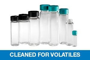 Qorpak Clear Cleaned for Volatiles Vials - VIAL, SAMPLE, PTFE LINED CAP, CLR, 3DRAM, V2 - GLC-00990