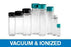 Qorpak Vacuum / Ionized Clear Borosilicate Screw Vials with Caps - Vacuum and Ionized Borosilicate Glass Sample Vial with PolyCone-Lined Cap, Clear, 4 dr. - GLC-00996