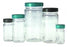 Qorpak Clear Graduated Medium Round BTLS W/Phenolic Rubber Cap - BOTTLE, BOTTLE BEAKER, RBR CAP, CLR, 1OZ - GLC-01455