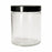 Qorpak Clear Straight Round Jars W/Phenolic Pulp / Tin Foil Cap - BOTTLE, STRAIGHT RND, PV CAP, CLR, 32OZ - GLC-01732