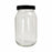 Qorpak Ready-to-Clean Standard Wide Bottles with PP Cap / PTFE Disc - Standard Wide Mouth Bottle with PTFE Disc and Polypropylene Cap, Clear, 4 oz. - GLC-01738