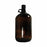 Qorpak Amber Glass Jugs - Amber Glass Jug with Black Phenolic Rubber Lined Cap Attached, 128 oz., 38-400 Neck Finish - GLC-02046