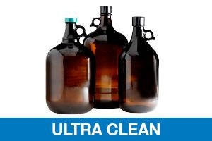 Qorpak Ultra-Clean Glass Jugs - JUG, PTFE LINED CAP, AMB, 84OZ - GLC-02063