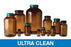 Qorpak Ultra-Clean Glass Packer Bottles - BOTTLE, WM PACKER, PTFE CAP, AMB, 32OZ, UC - GLC-02163