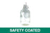 Qorpak Safety Coated Clear Jugs - Safety Coated Glass Jug with 38-439 Neck Finish and HDPE Foam-Lined Cap, Clear, 84 oz. - GLC-02234