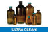 Qorpak Ultra-Clean Amber Boston Round Bottles - BOTTLE, BOSTON RND, PTFE CAP, AMB, 4OZ, UC - GLC-05064