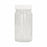 Qorpak Clear Grad MED RND Bottles with PP SturdeeSeal PE Foam Cap - BOTTLE, BOTTLE BEAKER, PE FOAM CP, CLR, 4OZ - GLC-05089