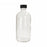 Qorpak Clear Boston RND BTLS W/PP Hole Cap / PTFE / Silicone Septa - BOTTLE, BOSTON RND, F1410 CAP, CLR, 32OZ - GLC-05091