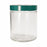 Qorpak Clear Straight Round Jars W/Thermoset F217/PTFE Cap - BOTTLE, STRAIGHT RND, PTFE CAP, CLR, 6OZ - GLC-05919