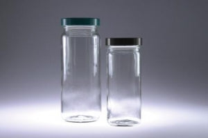 Qorpak Clear Tall Straight Jars PP SturdeeSeal PE Foam Cap - BOTTLE, STRAIGHT RND, PE FOAM CAP, CLR, 8OZ - GLC-06545