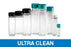 Qorpak Ultra-Clean Glass Vials - Borosilicate Glass Sample Vial with Hole Cap and PTFE / Silicone Septa, Clear, 5 dr. - GLC-07732