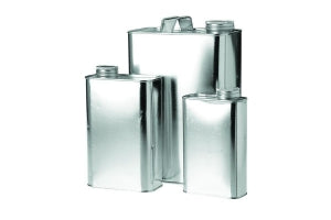 Qorpak F-Style Cans and Caps - CAN, F-STYLE METAL, SILVER, 1GAL - MET-05428