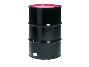 Qorpak Steel Closed Head Drum - DRUM, MTL, POLYLND, TWO 2" BUNGS, BLK, 55GAL - MET-06171