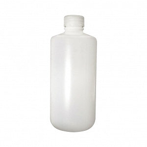 Qorpak Nalge Narrow HDPE Lab Style BTLS W/PP Linerless Cap - BTL, HDPE NM LAB STYLE, LNRLS CP, NAT, 1OZ - PLA-03148