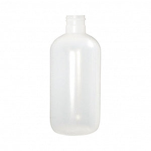 Qorpak Natural LDPE Boston Round Bottles No Cap - BOTTLE, LDPE BOSTON RND, NECK, NAT, 1OZ - PLA-03331