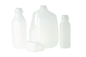 Qorpak HDPE Milk Jugs - JUG, HDPE, 38-400 NECK, NAT, 128OZ - PLA-05565