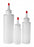 Qorpak Yorker Caps with Red Tip - BOTTLE, HDPE YORKER, UNLINED CAP, NAT, 2OZ - PLC-03393