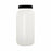 Qorpak Natural HDPE Wide Round BTLS W/Phenolic Pulp / Vinyl Cap - BOTTLE, HDPE WM RND, PV CAP, NAT, 32OZ - PLC-03535