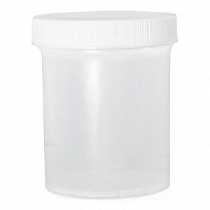 Qorpak Nat Polypropylene Jars with PP SturdeeSeal PE Foam Cap - JAR, PP, PE FOAM LINED CAP, NAT, 2OZ - PLC-03695