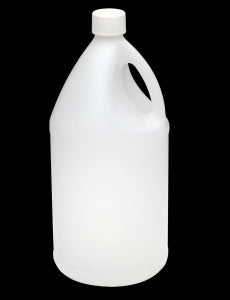 Qorpak Heavy Weight Handled HDPE Jug - JUG, HDPE, F439 LINED CAP, NAT, 128OZ - PLC-05666