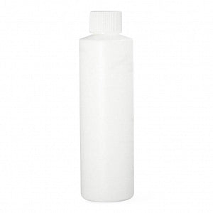 Qorpak White HDPE Cylinder Bottles with PP SturdeeSeal PE Foam Cap - HDPE Cylinder Bottle with PE Foam-Lined Cap, White, 6 oz. - PLC-05766