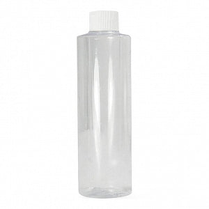 Qorpak Clear PVC Cylinder Bottles with PP SturdeeSeal PE Foam Cap - BOTTLE, PVC CYLINDER, PE FOAM CAP, CLR, 4OZ - PLC-05771