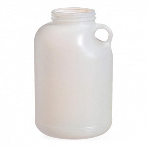 Qorpak Natural HDPE Handled Round Jugs - JUG, HDPE, PE FOAM LINED CAP, NAT, 128OZ - PLC-06548