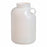 Qorpak Natural HDPE Handled Round Jugs - JUG, HDPE, PE FOAM LINED CAP, NAT, 128OZ - PLC-06548